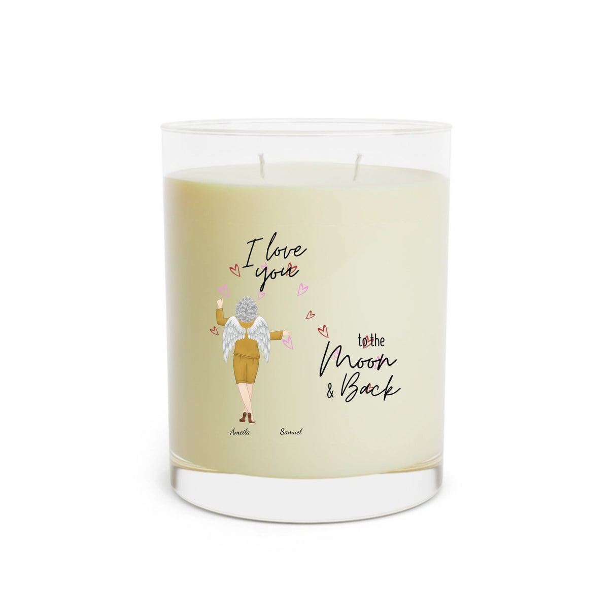"I Love You Back to the Moon" – Memorial Kerze