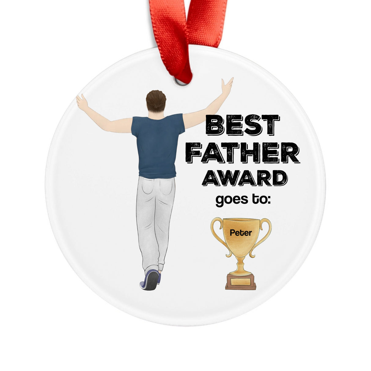 "Best Dad" Ornament