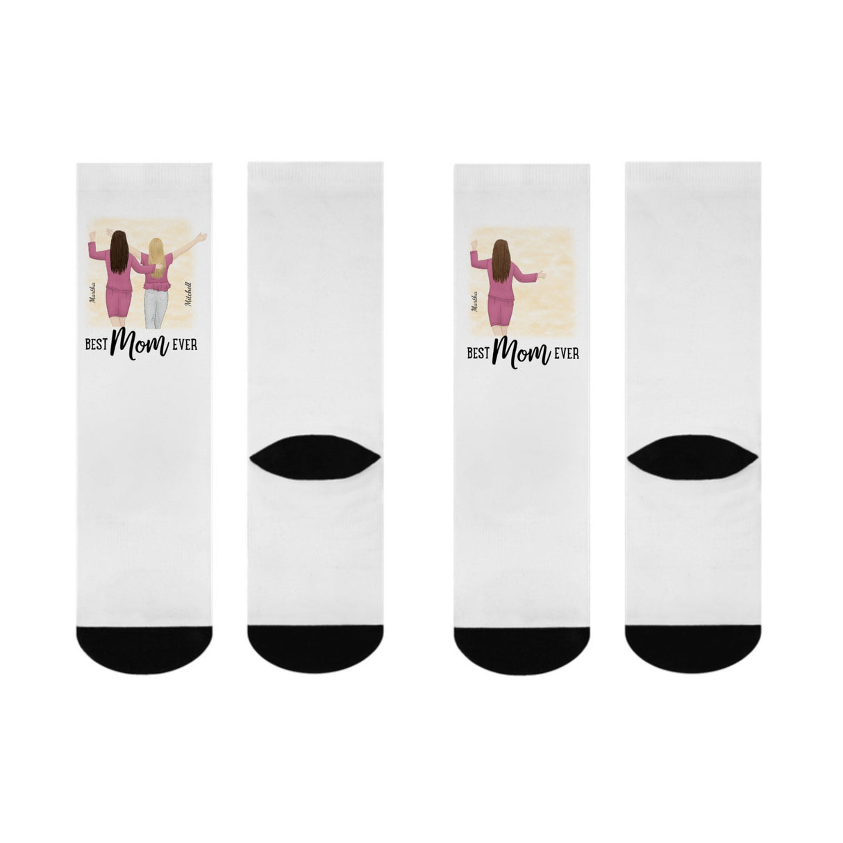 Mom Cushioned Crew Socks