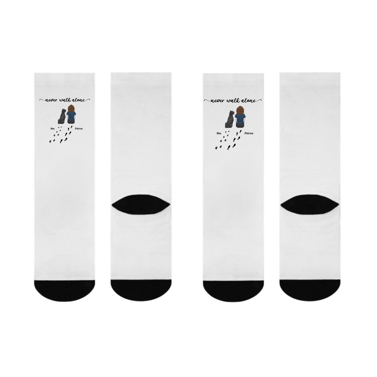 "Never Walk Alone" Pet Socks
