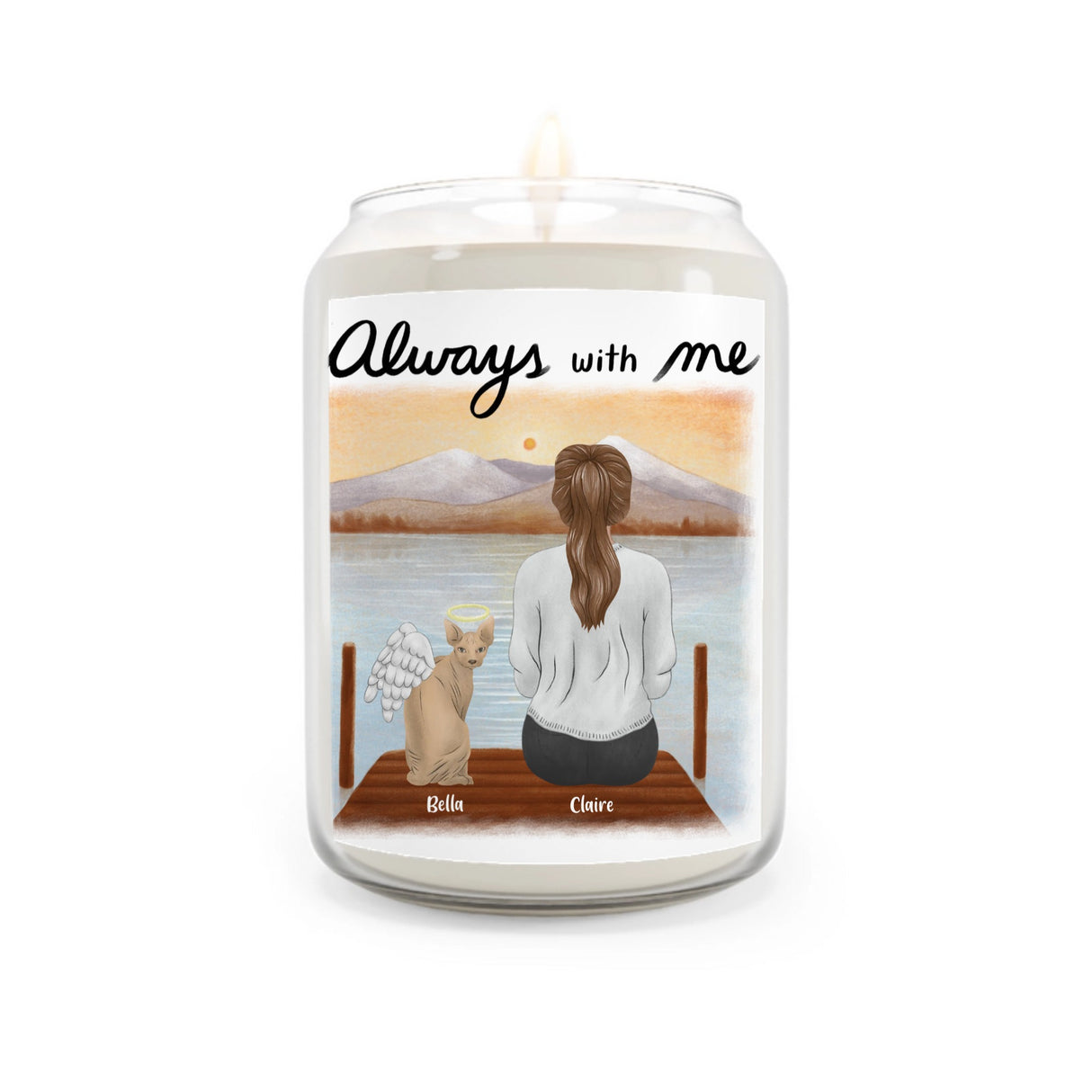 "Always with Me" Pet Memorial Duftkerze