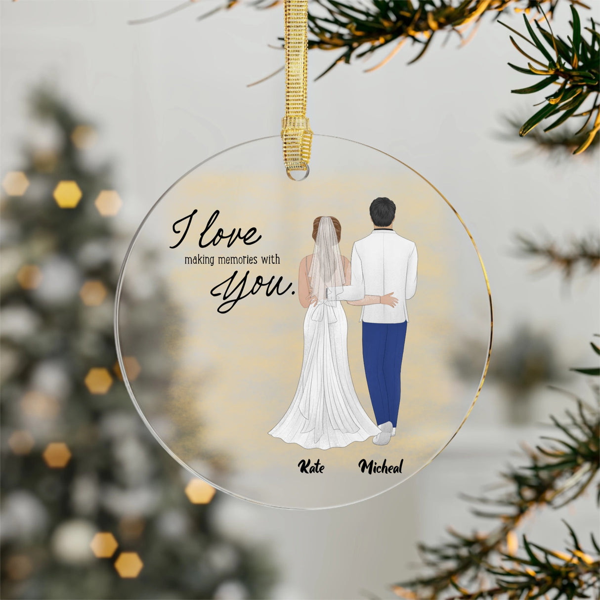 Autodekoration für Paare "Ich liebe es, Erinnerungen zu schaffen", ein Jubiläumsgeschenk.