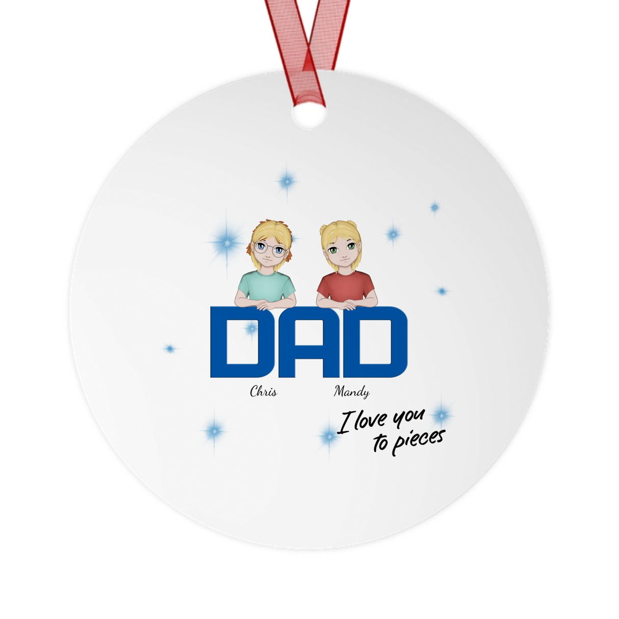 "Ich liebe dich, Papa" Ornament