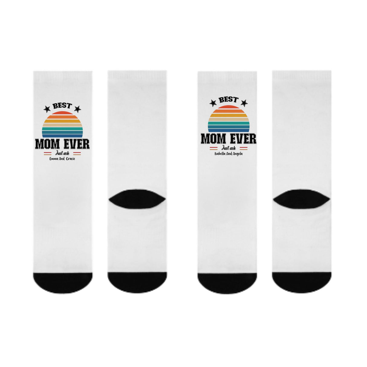 Best Mom Ever Cushioned Crew Socks