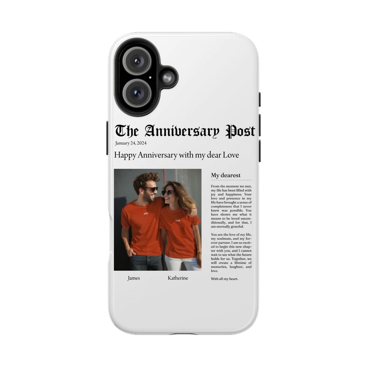 Couples Tough Phone Cases