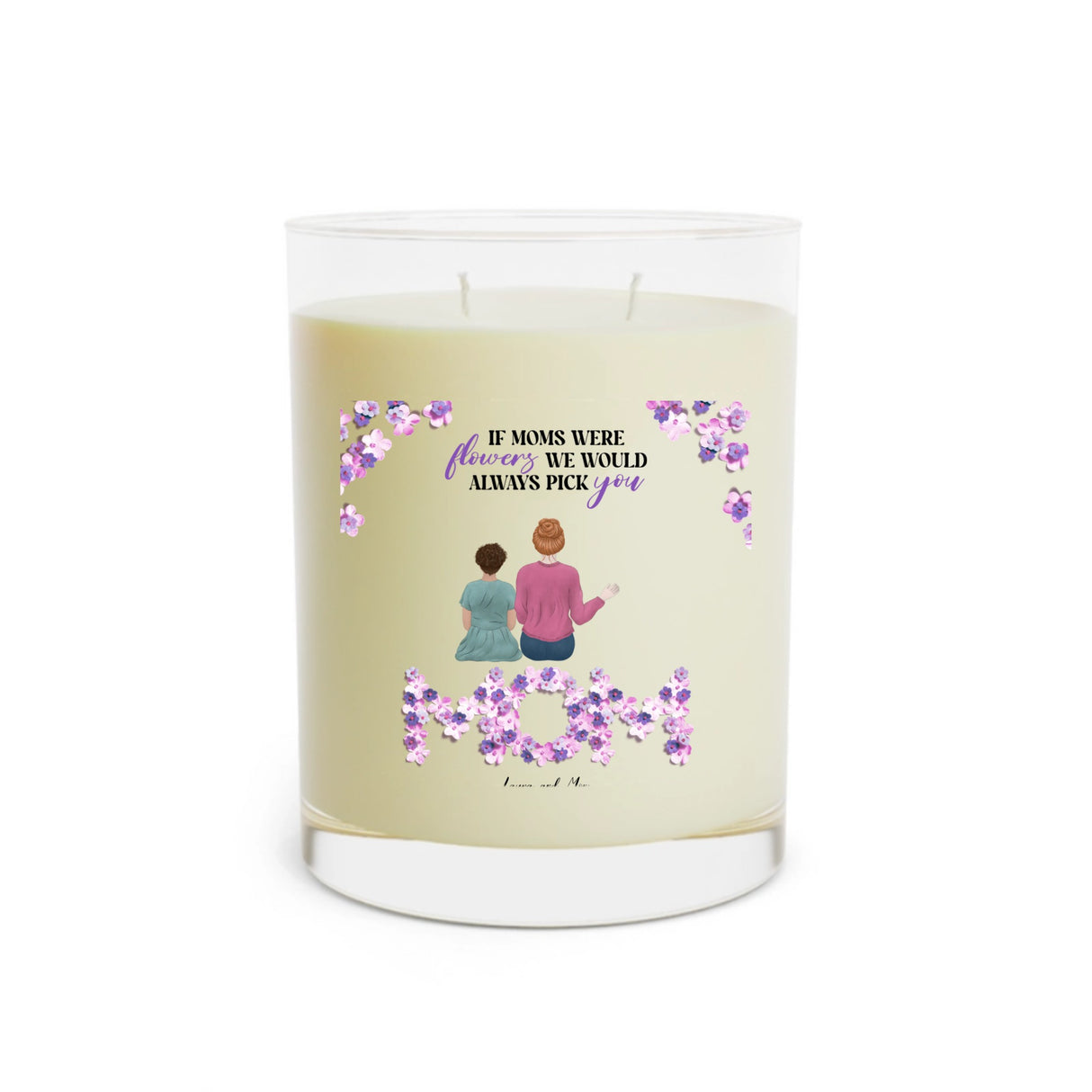 Mom Scented Candle - Full Glass, 11oz