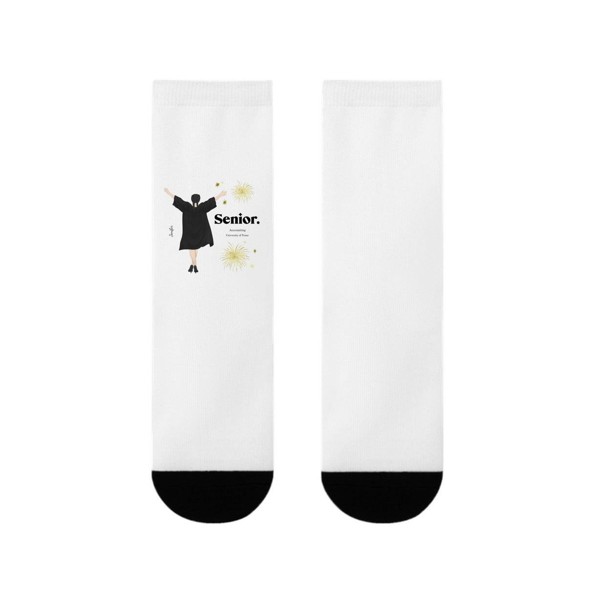 Graduation Sublimation Crew Socks (EU)
