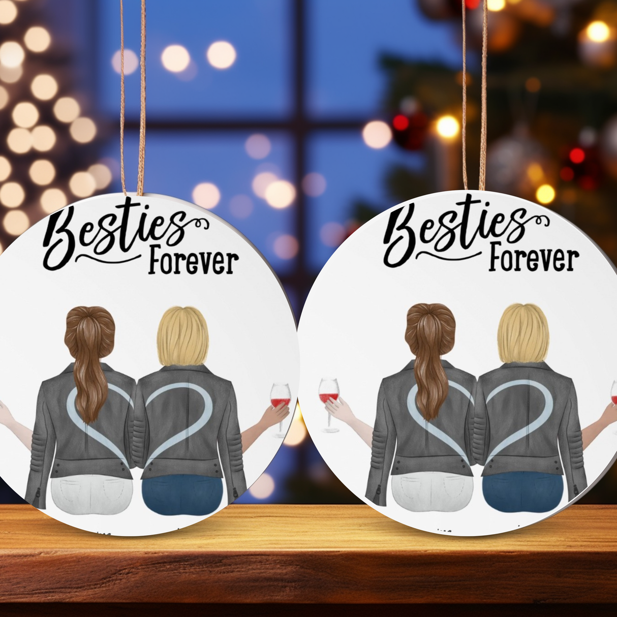 "BFF für immer" Ornament