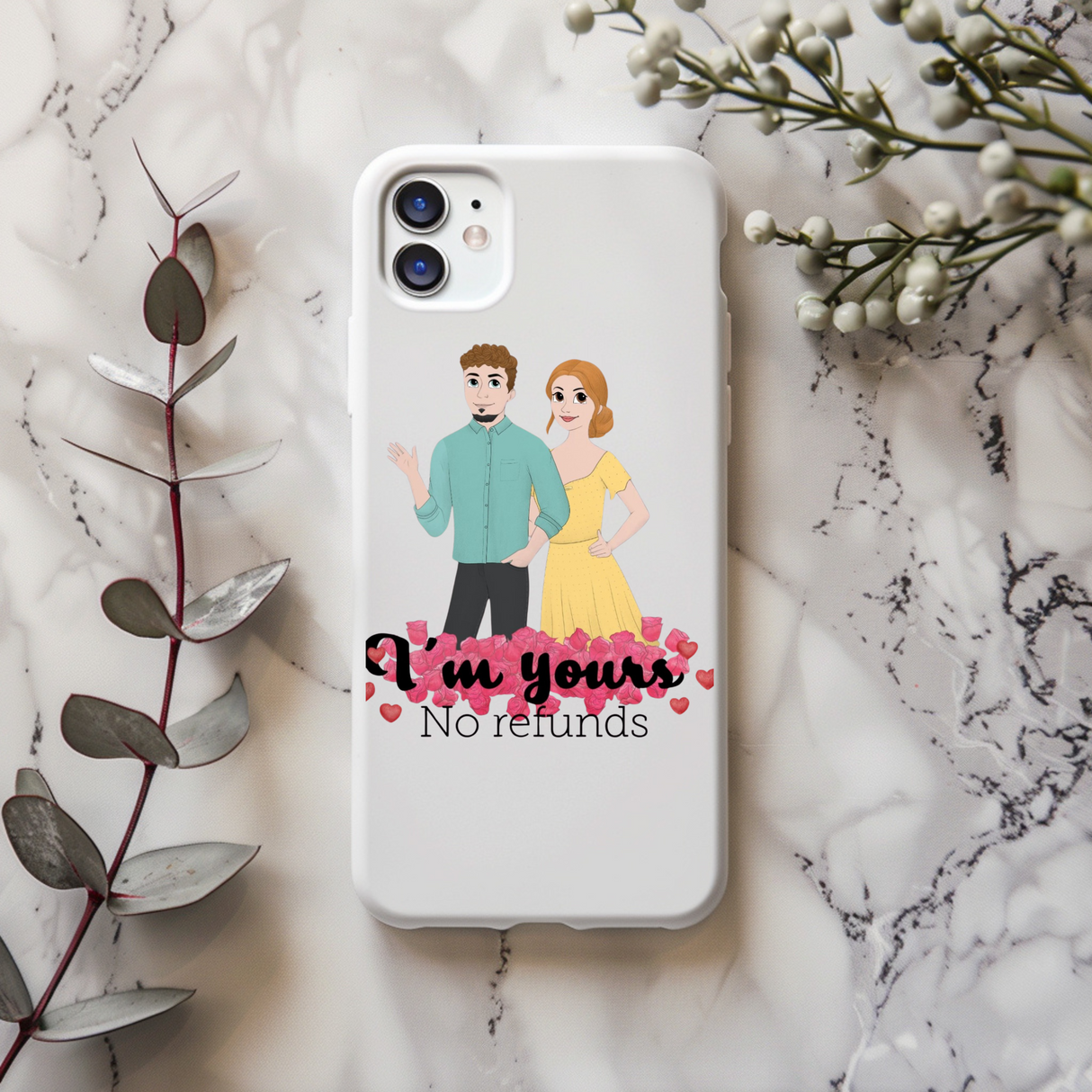 Einzigartiges Geschenk für Paare, Handyhülle für Sie Ihn